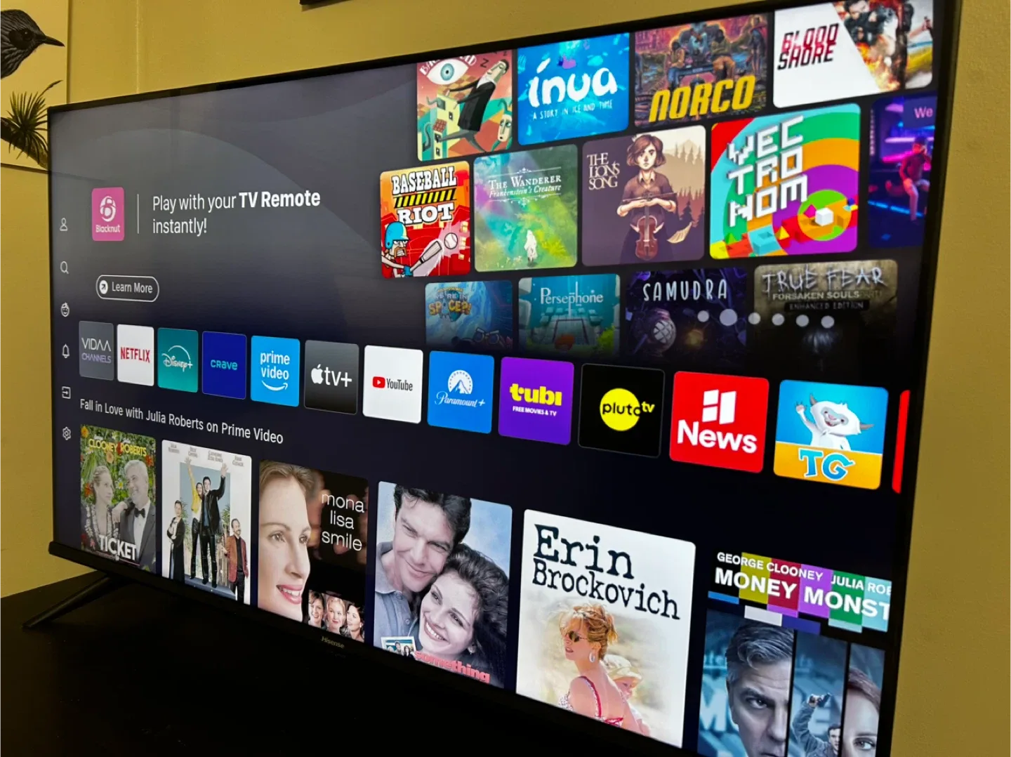 Hisense Smart TV image indicator(2)