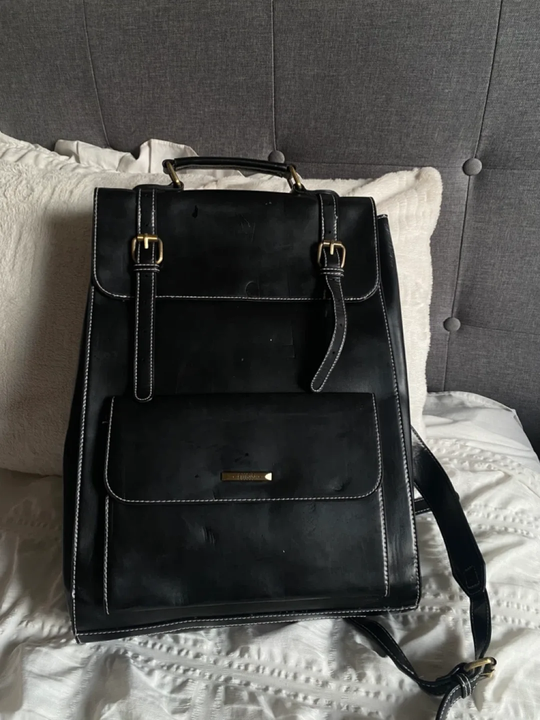 ECOSUSI Black Laptop Backpack 15.6 inch image indicator(4)