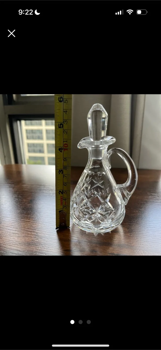 Mini Cut-glass/Crystal Pitcher