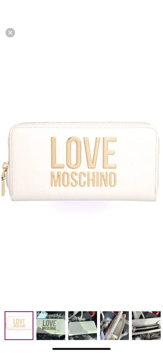 Love Moschino White Wallet thumbnail