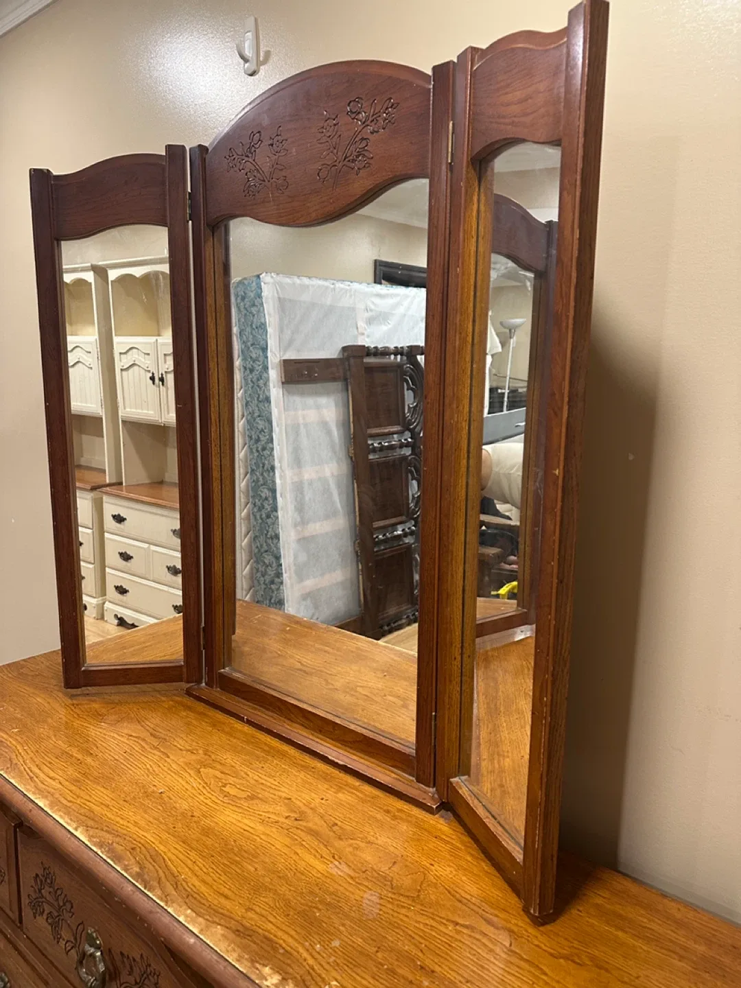 Vintage Dresser by Ideal Quality Furniture (CAN DElLIVER) image indicator(4)