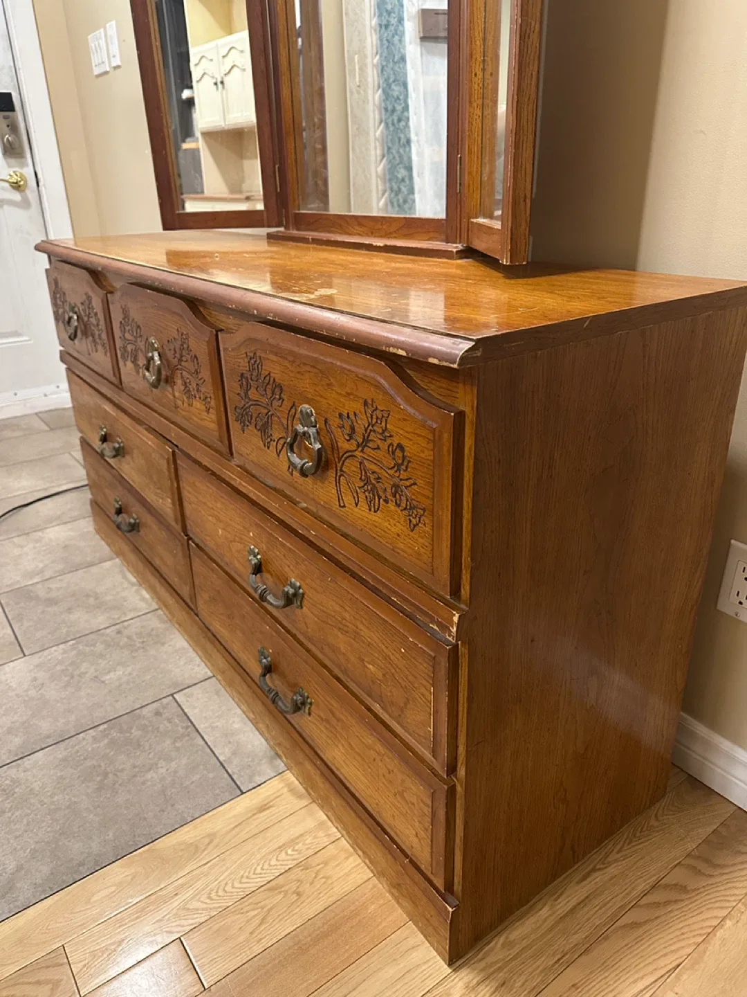 Vintage Dresser by Ideal Quality Furniture (CAN DElLIVER) image indicator(2)