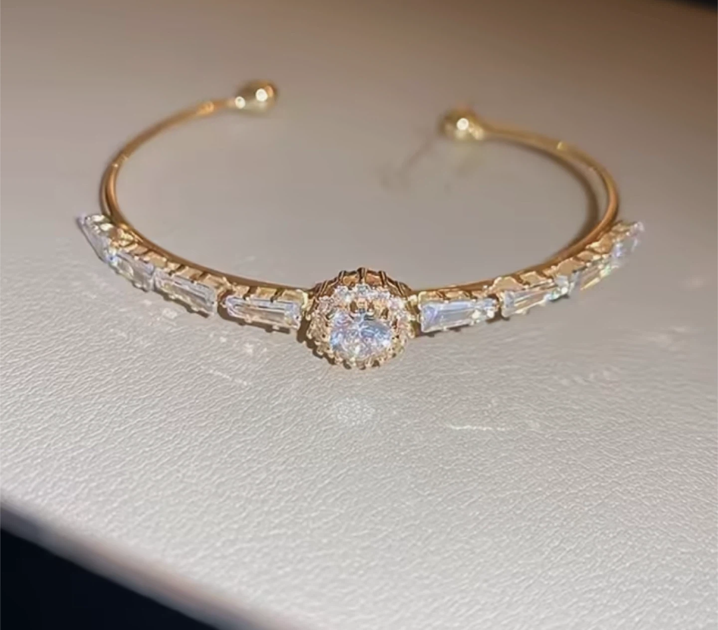 18 karat gold plated bracelet $24