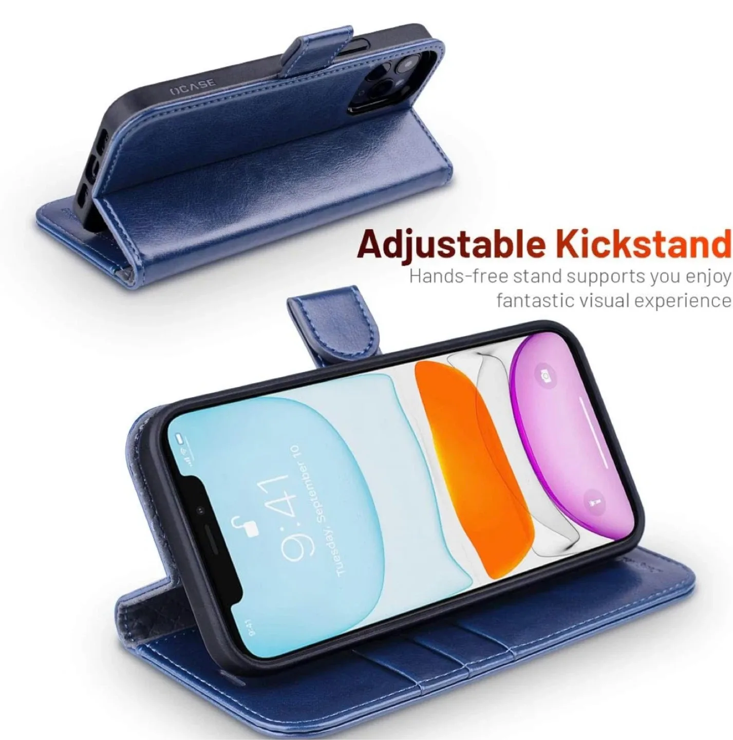 iPhone 12 Pro Max Case PU Leather image indicator(4)