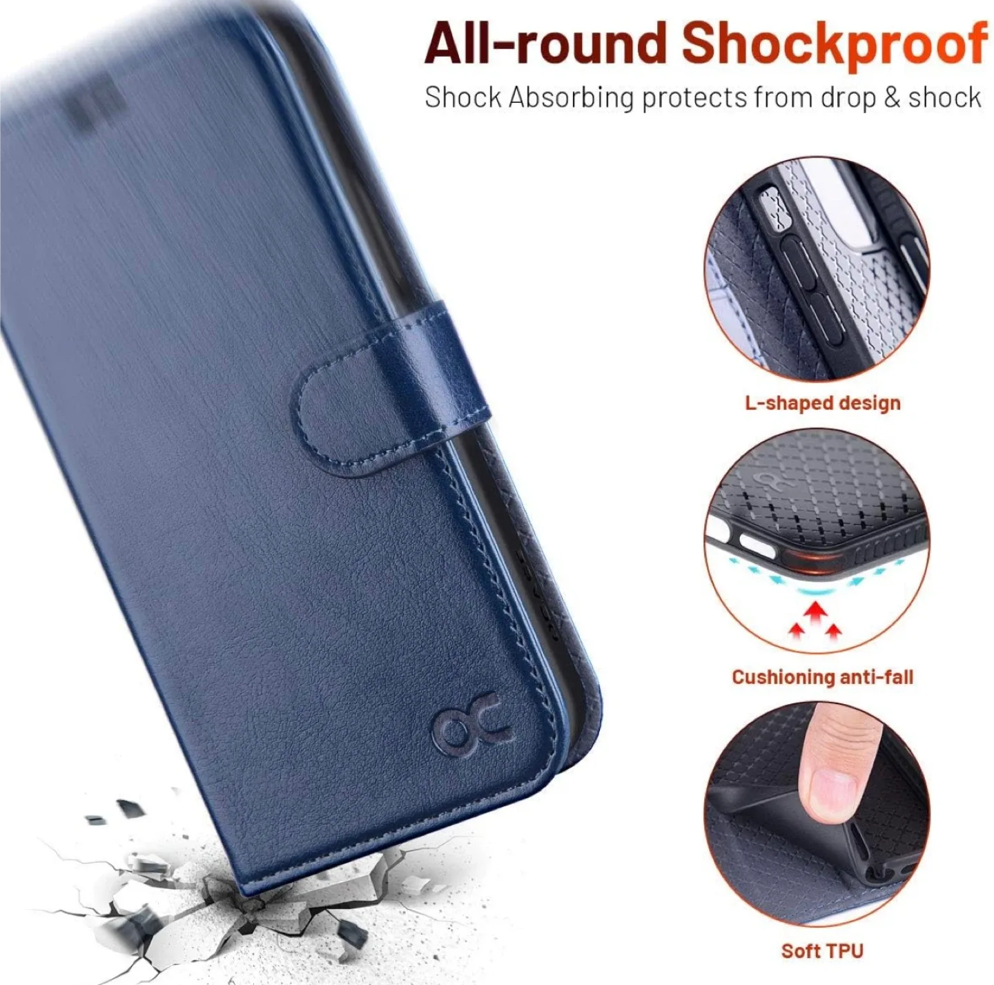 iPhone 12 Pro Max Case PU Leather image indicator(6)