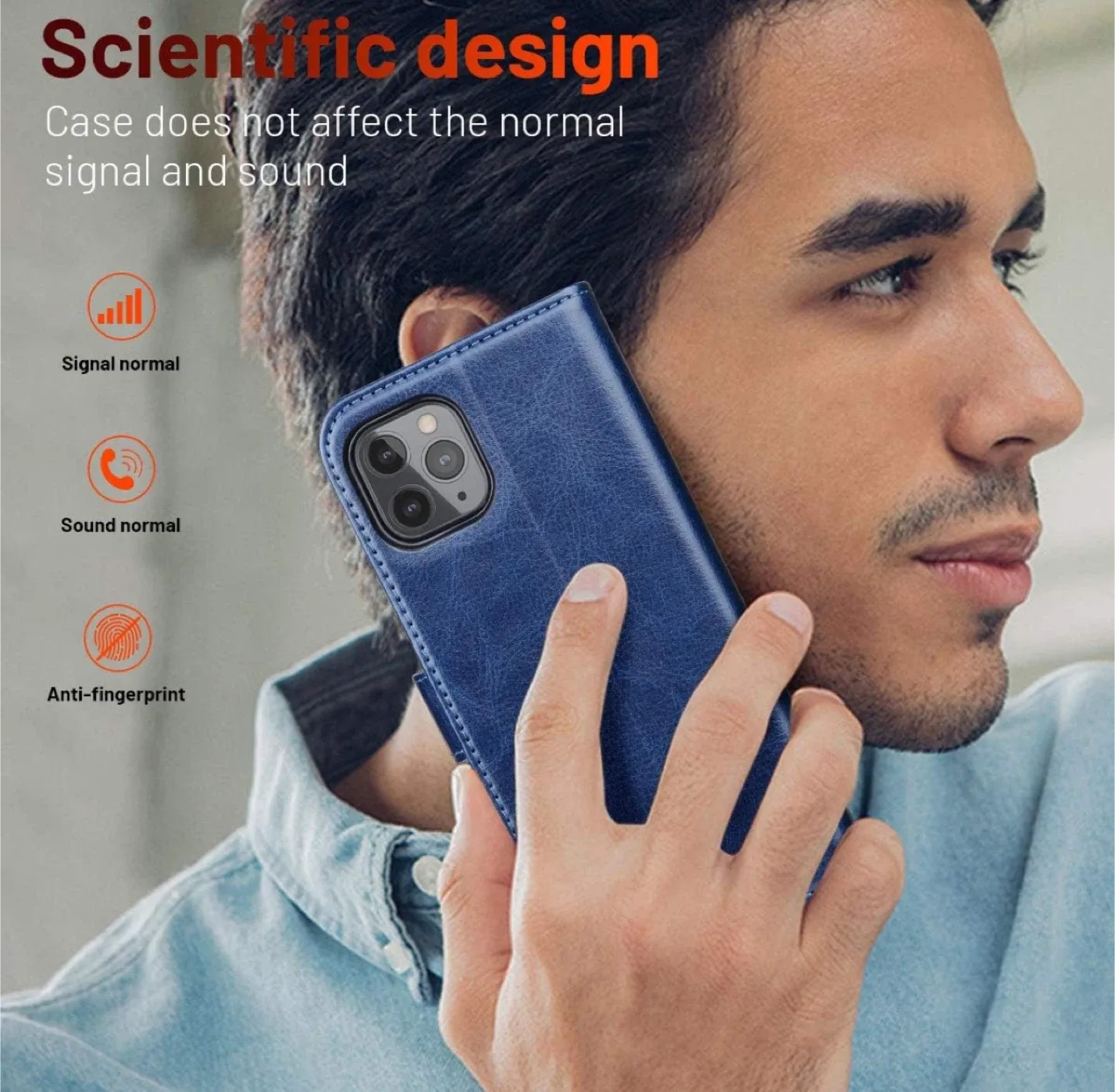 iPhone 12 Pro Max Case PU Leather image indicator(2)