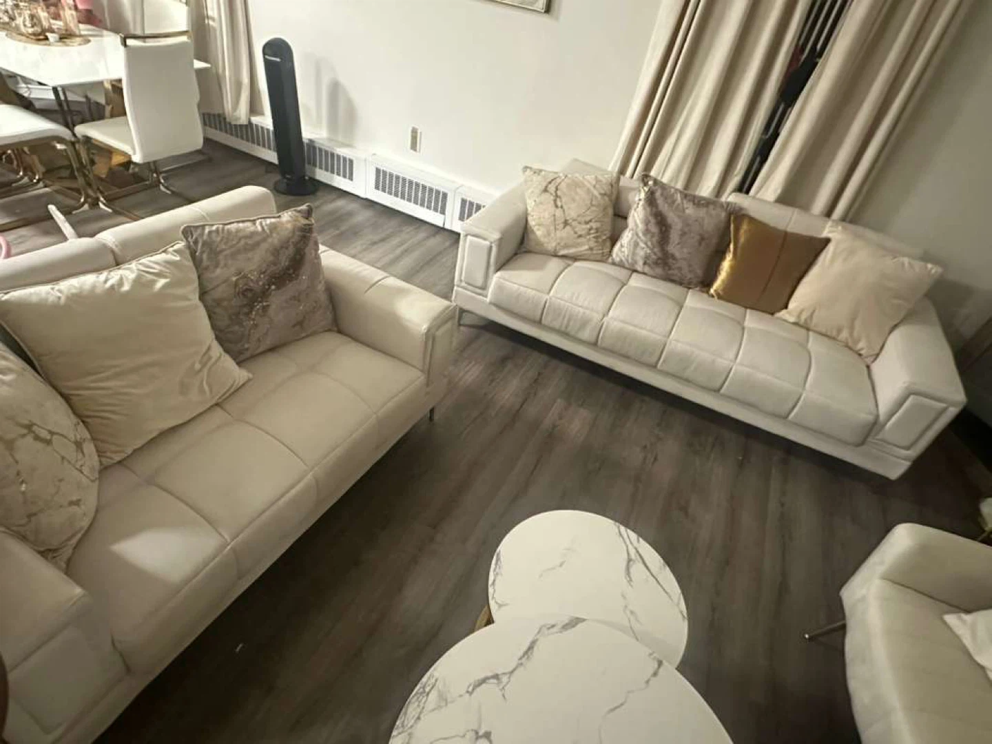 Cream Sofa Set - photo 2