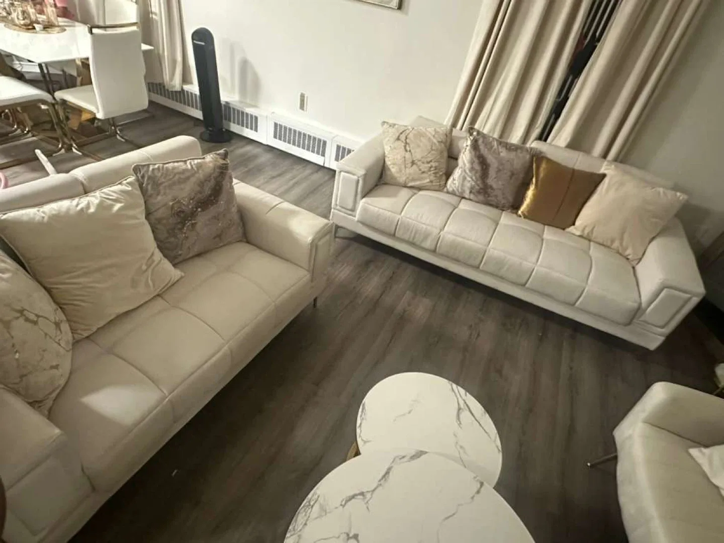 Cream Sofa Set image indicator(2)