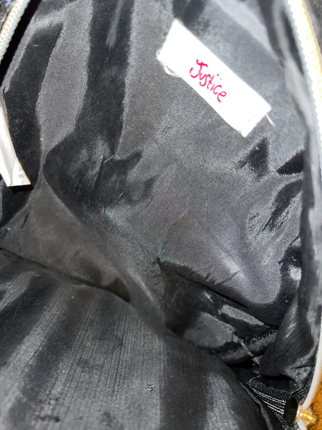 Justice Sequin Backpack - Initial V - photo 3