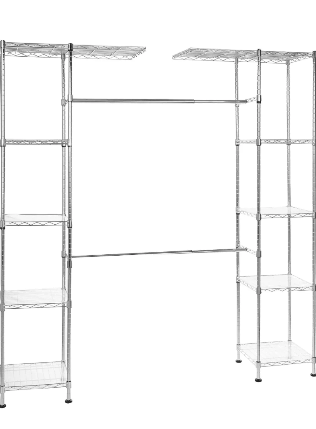 Amazon Basics Expandable Closet Organizer - Chrome image indicator(3)