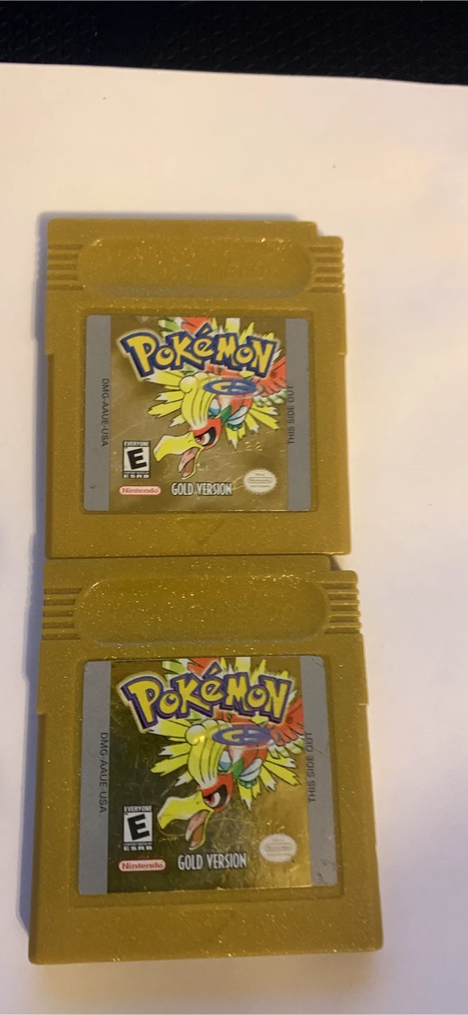 Pokemon Gold Version Gameboy Game