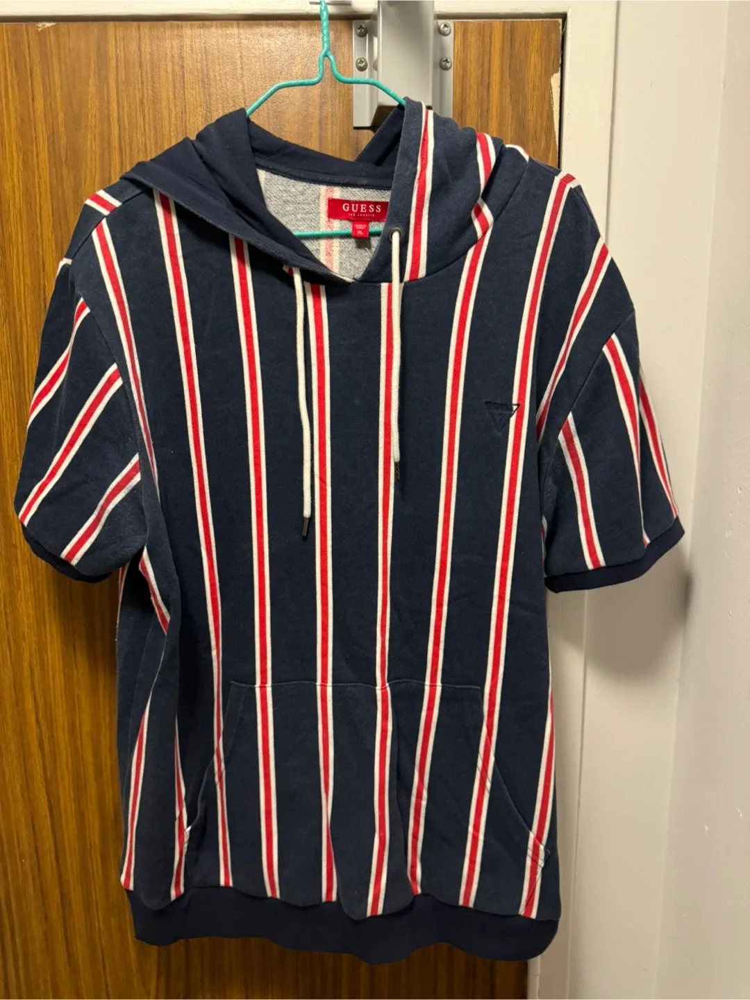 Guess Striped Hoodie Shirt - Size XL