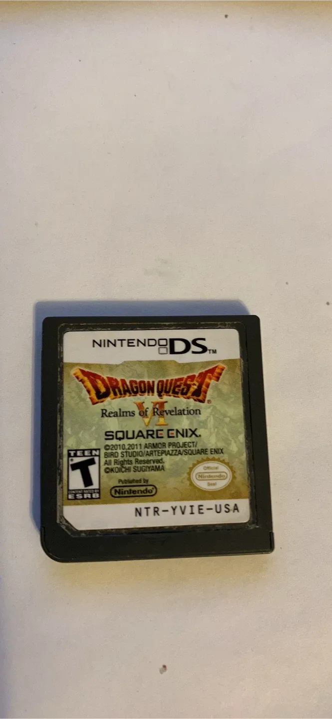 Dragon Quest VI Realms of Revelation Nintendo DS Game thumbnail