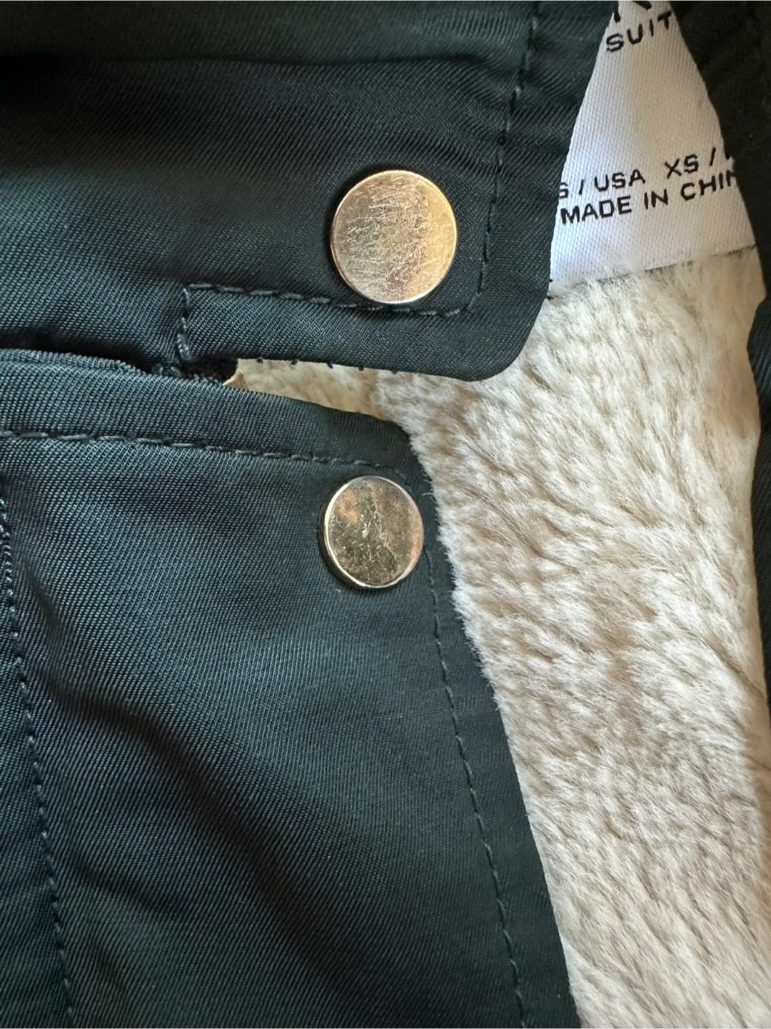 Mango Dark Green Parka Hooded Jacket Size Small image indicator(6)