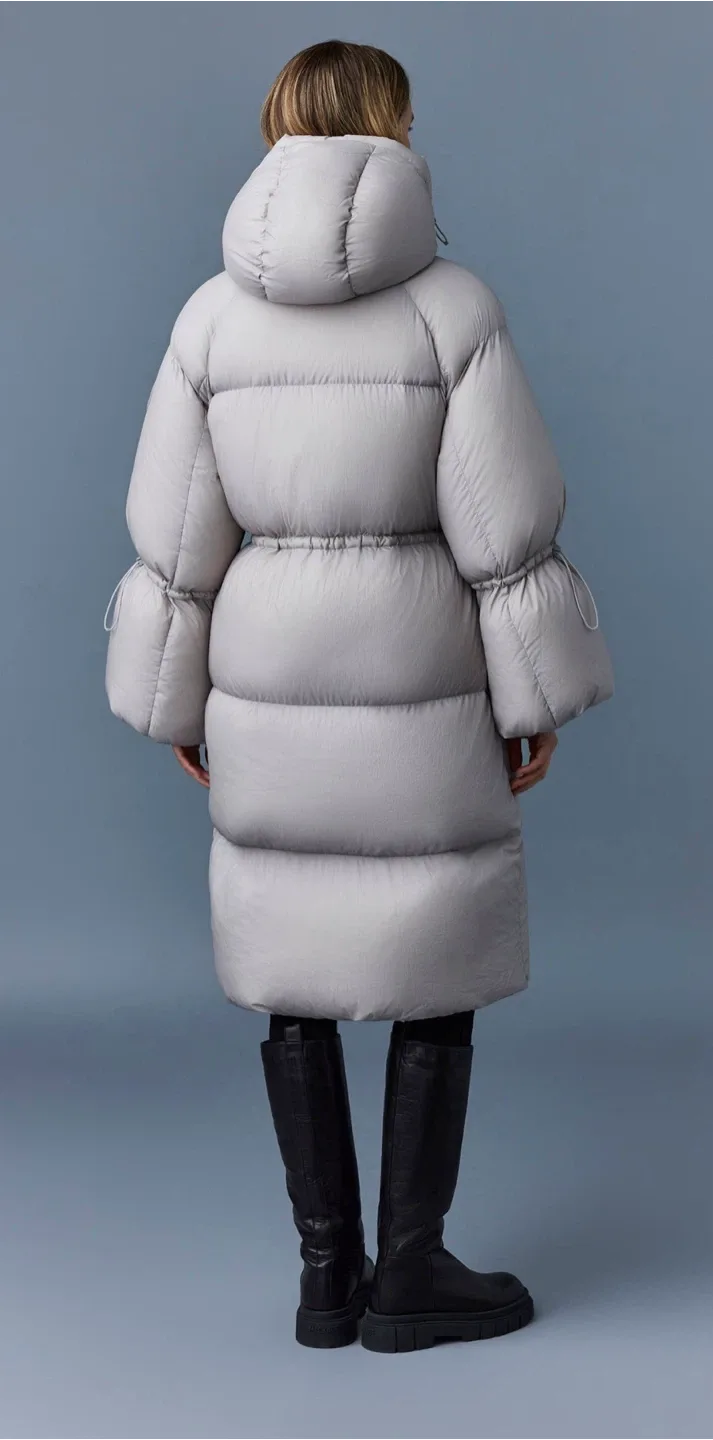 Mackage Lenzi Puffer Coat - XL - Light Grey image indicator(7)