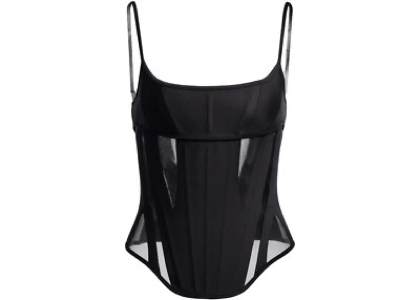 Mugler Black Corset Bodysuit image indicator(5)