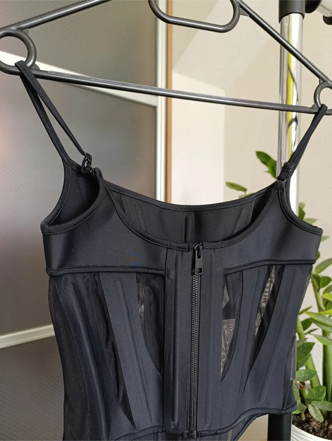 Mugler Black Corset Bodysuit image indicator(2)