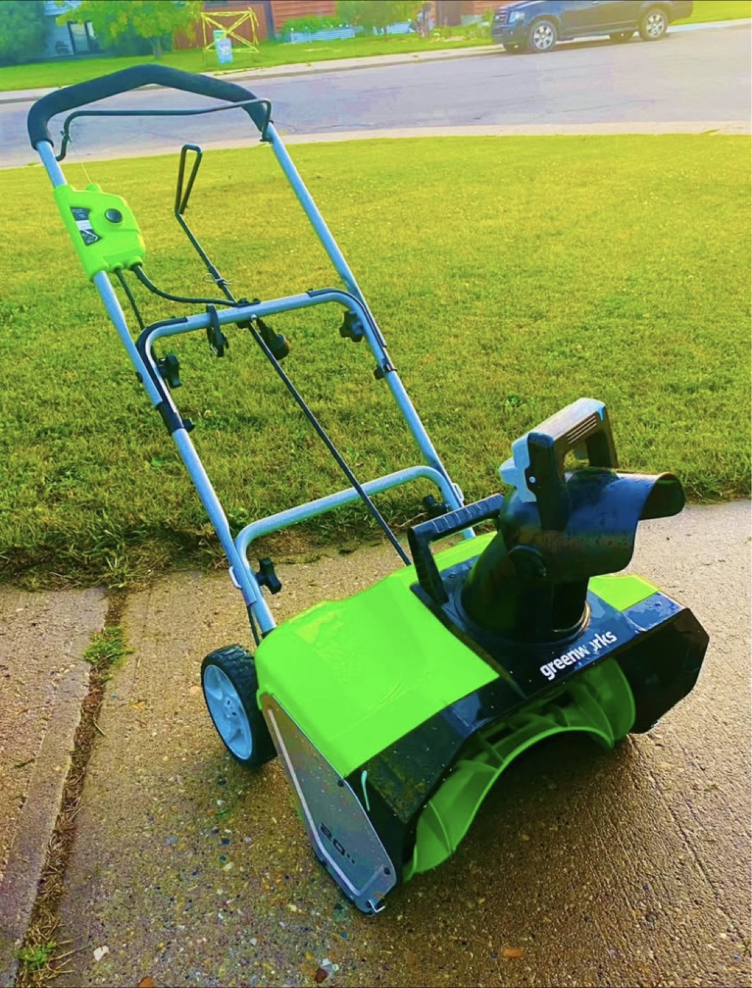 Greenworks 20" Electric Snow Thrower – Works Great ❄️