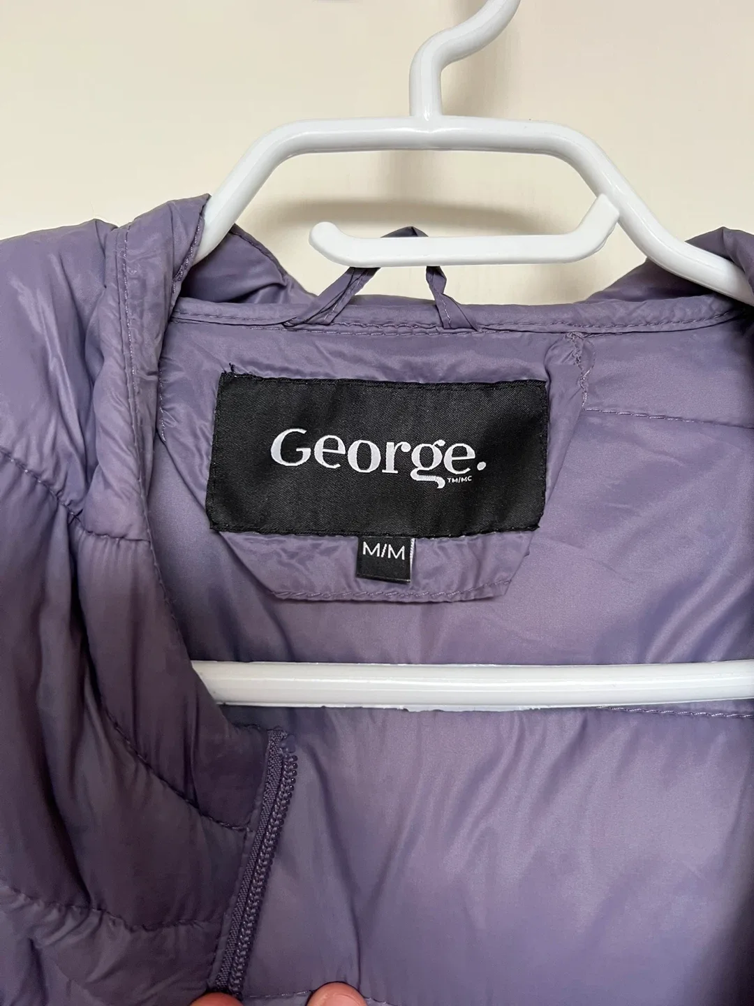 George Purple Puffer Jacket - Size M - only for 20$ image indicator(2)