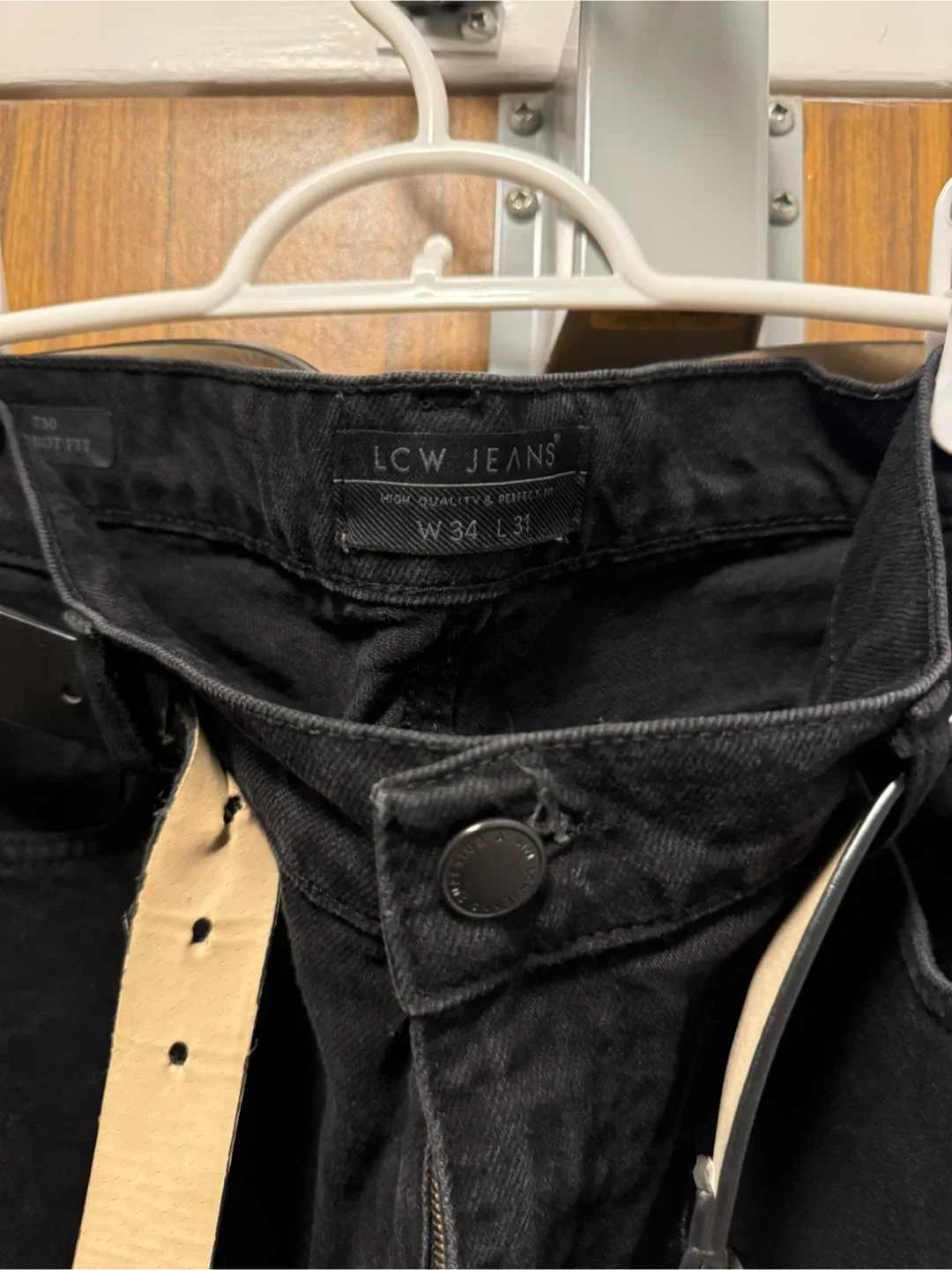 LCW Jeans Black Cargo Pants - W34 L31 image indicator(3)
