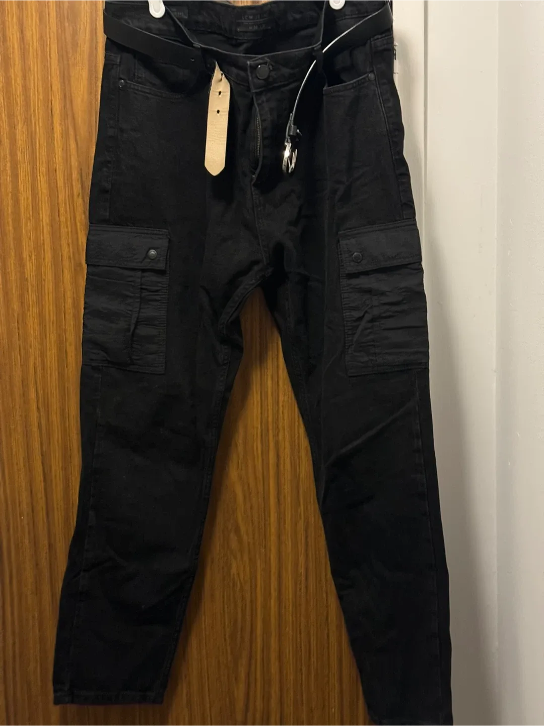 LCW Jeans Black Cargo Pants - W34 L31