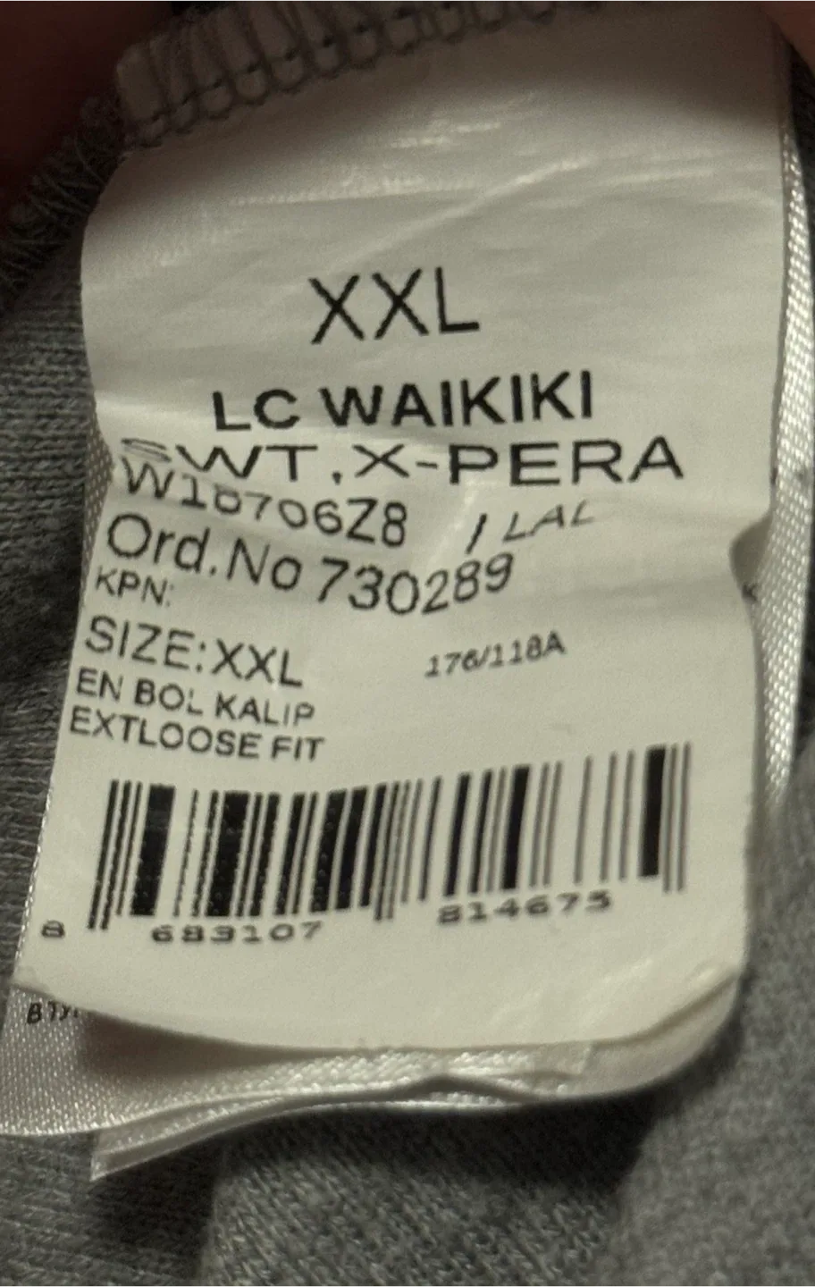 LC Waikiki XXL Grey Hoodie image indicator(4)