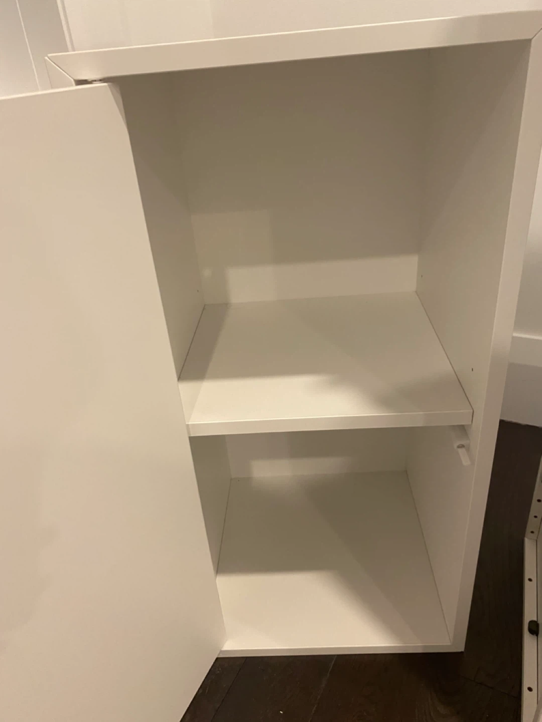 IKEA EKET White Cabinet with Door & Shelf