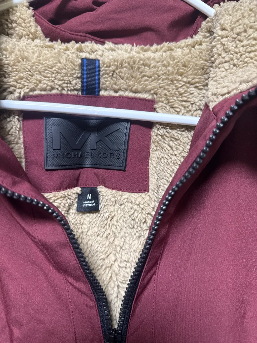 Michael Kors Burgundy Winter Jacket - Size M image indicator(2)