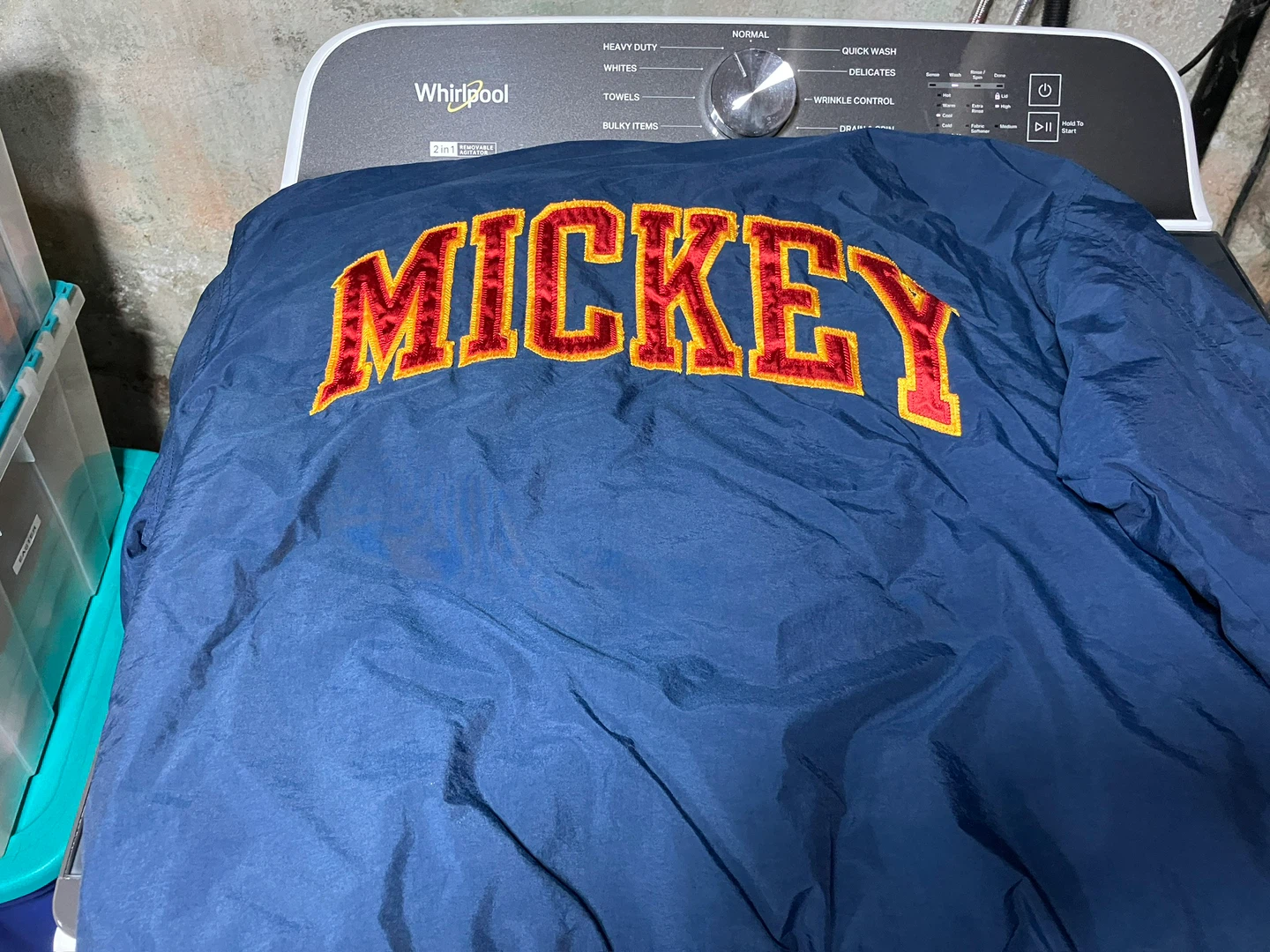 Mickey Mouse Navy Blue Windbreaker Jacket - photo 2