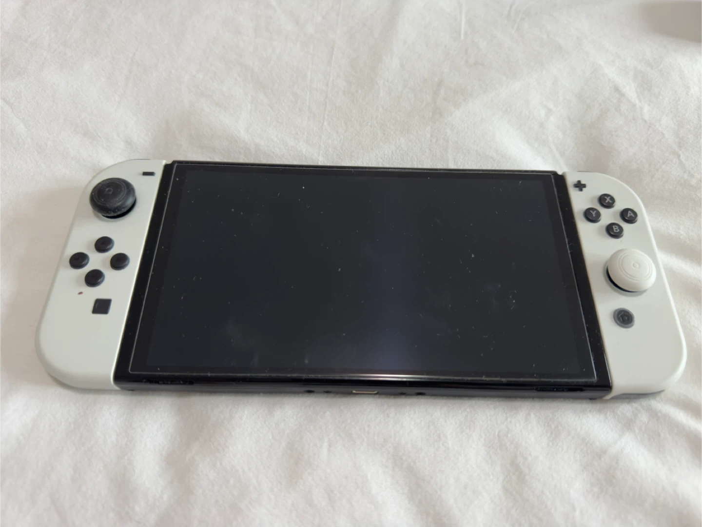 Nintendo Switch OLED Model White + 3 Games - photo 3