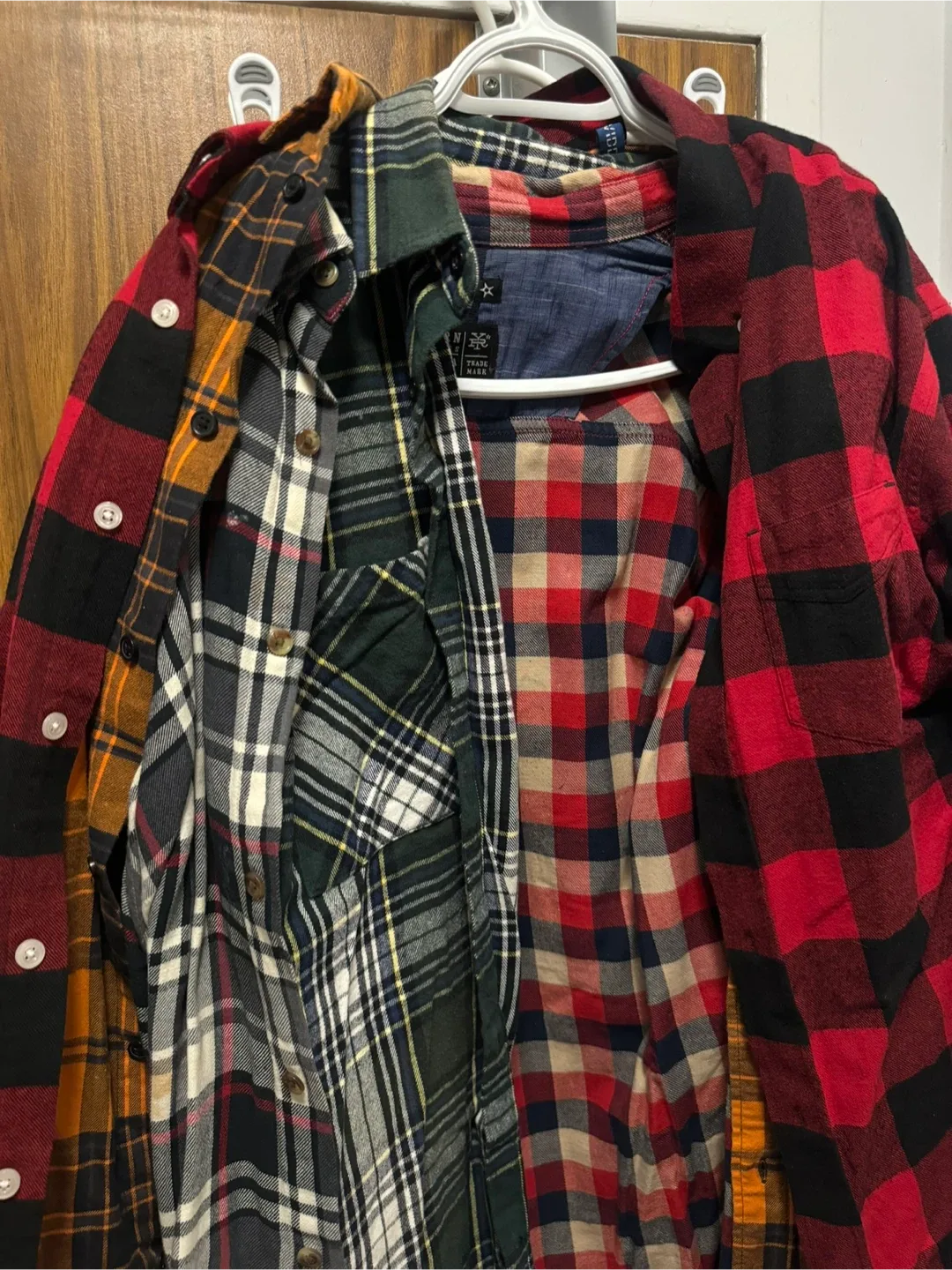 Bundle of 5 Plaid Shirts