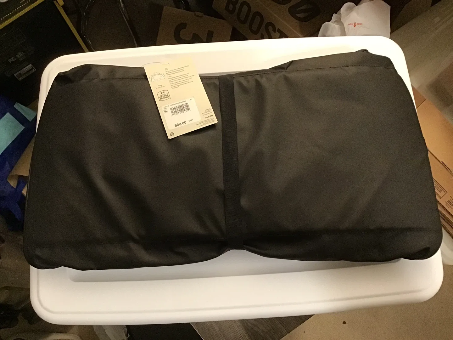 🤩Under Armour Black Duffel Bag - New with Tags image indicator(3)