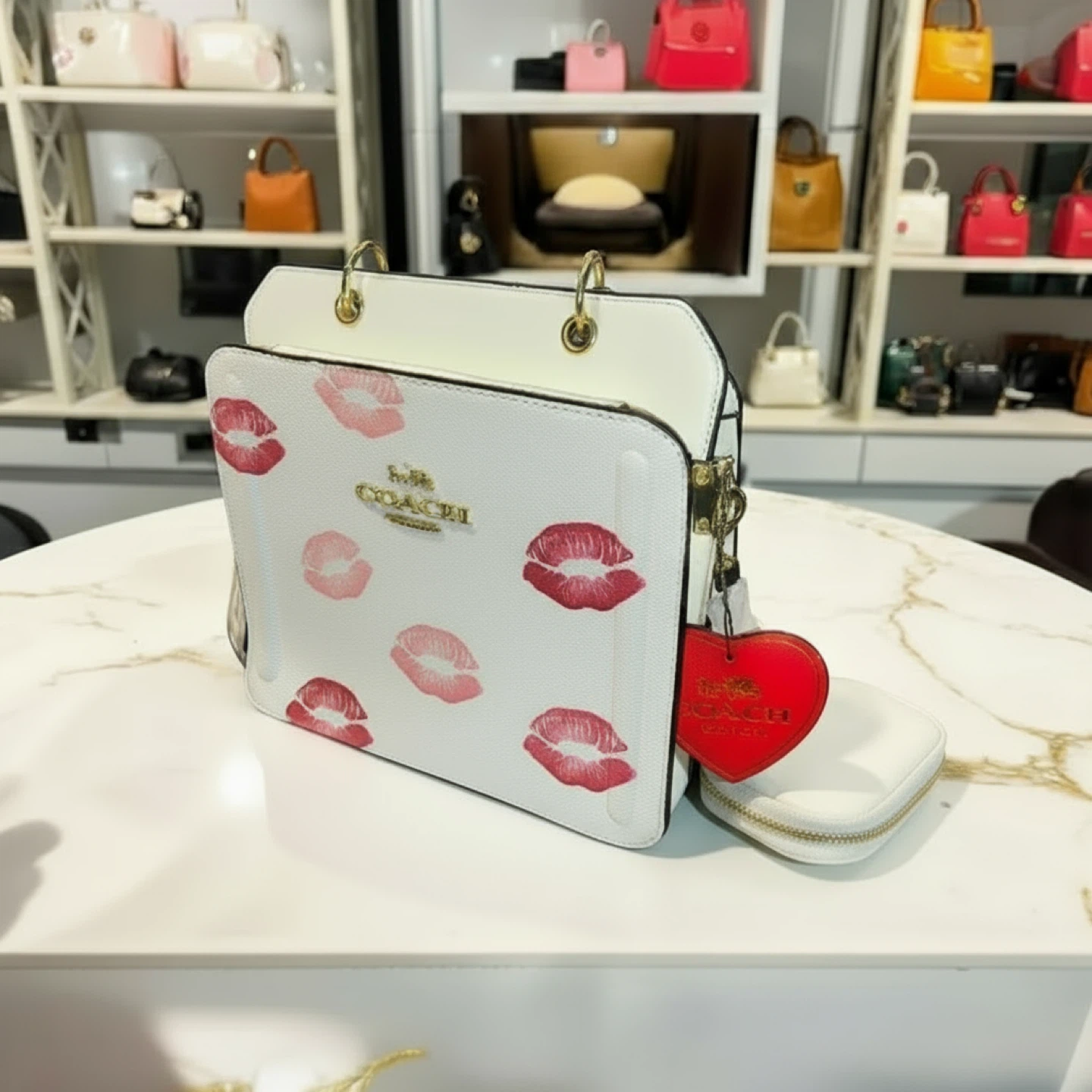 Coach Dempsey Carryall 20 Kissing C Graphic
