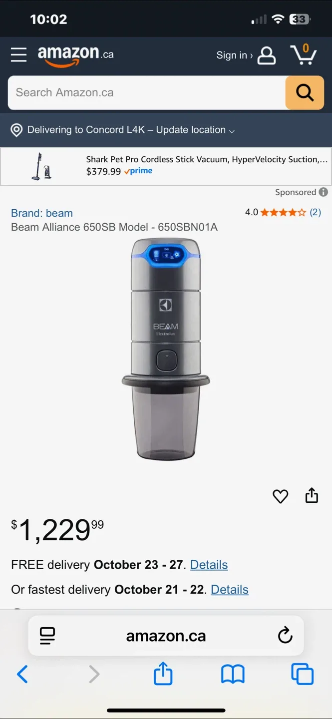 Beam Alliance 650SB Central Vacuum image indicator(5)