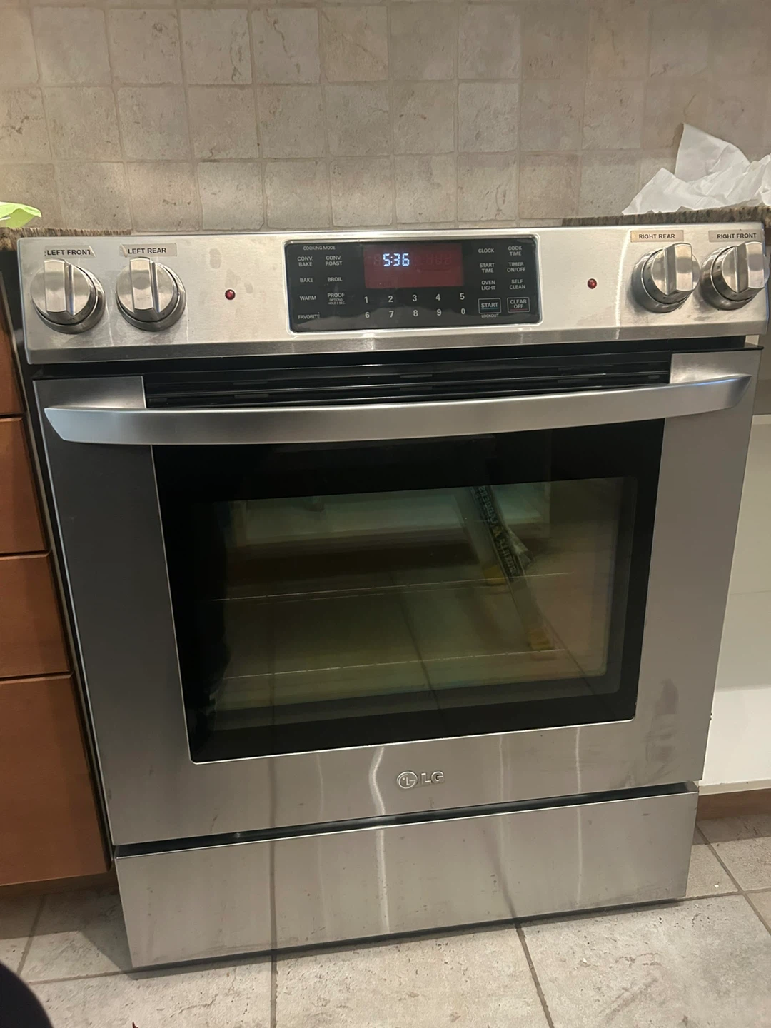 ✨ LG Stainless Steel Stove  ✨