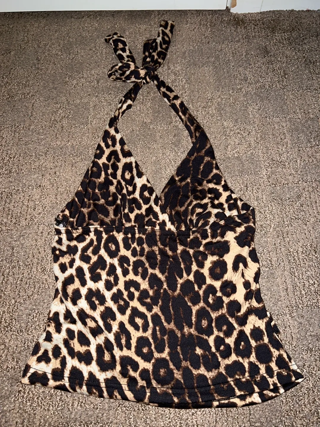 Leopard Print Halter Top image indicator(2)