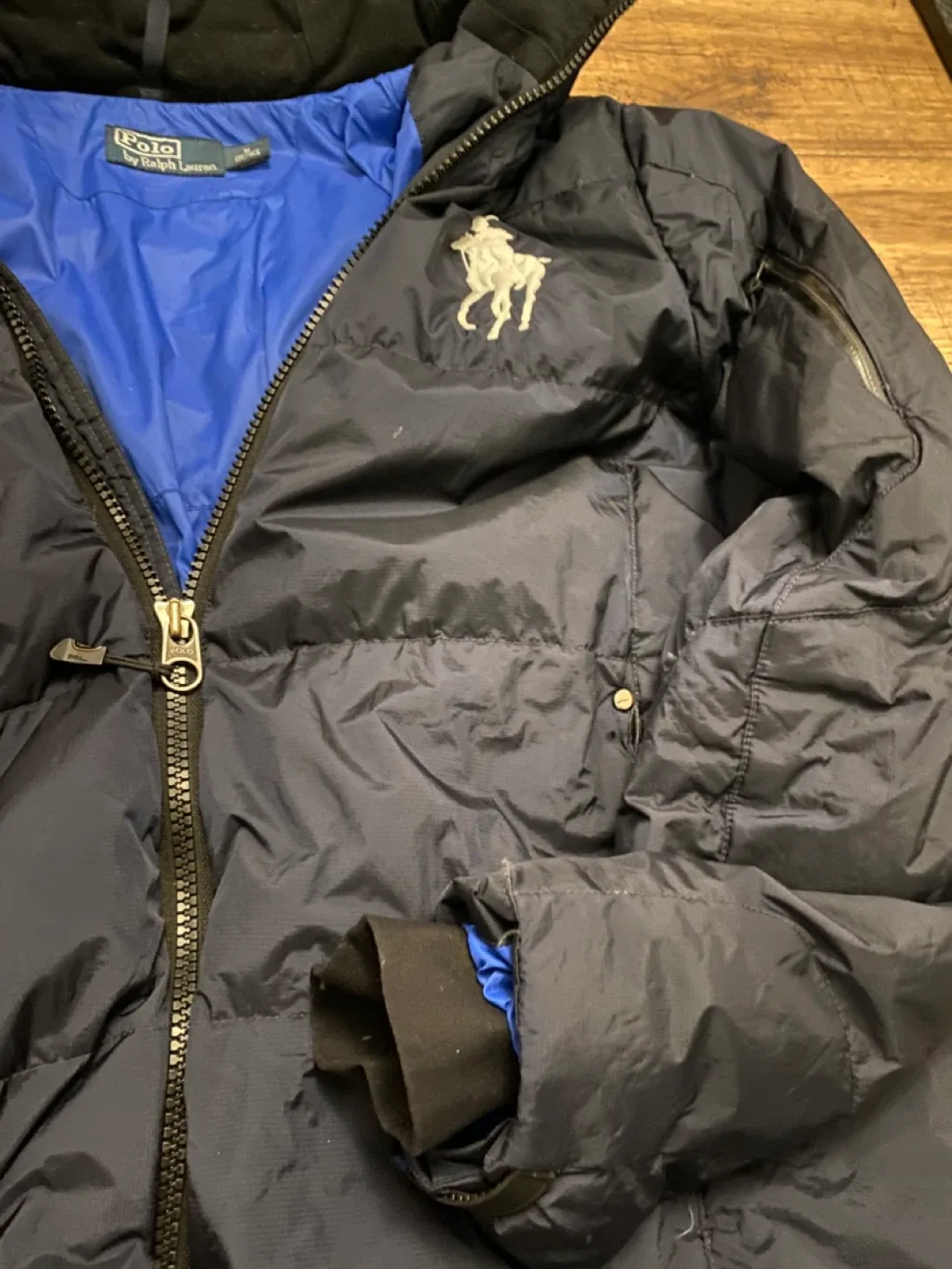 Vintage Polo Ralph Lauren Big Pony Down Puffer Jacket image indicator(8)