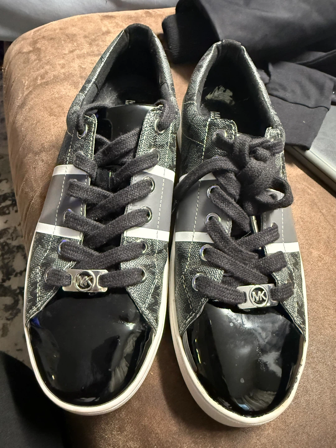 MKors Sneakers, Black & Grey size 9 - photo 4