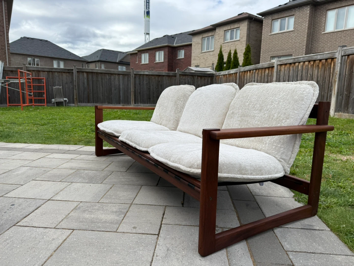 Mcm Danish Teak Sofa Fully Restored