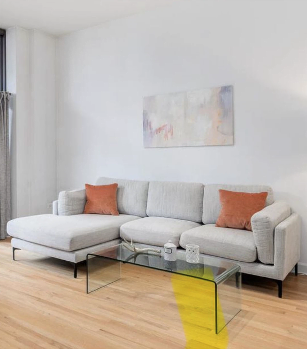 Light Gray Sectional Sofa