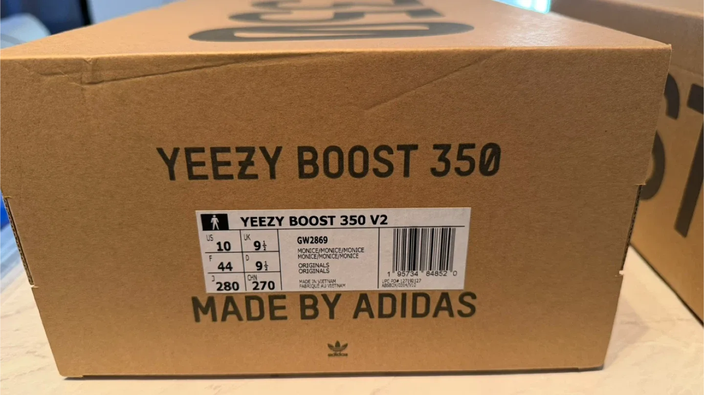 Adidas Yeezy Boost 350 V2 Mono Ice (Size 10) image indicator(7)