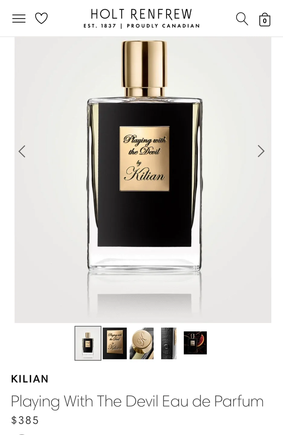 (Retail $435)New Kilian Sacred Wood Eau de Parfum 50ml image indicator(5)