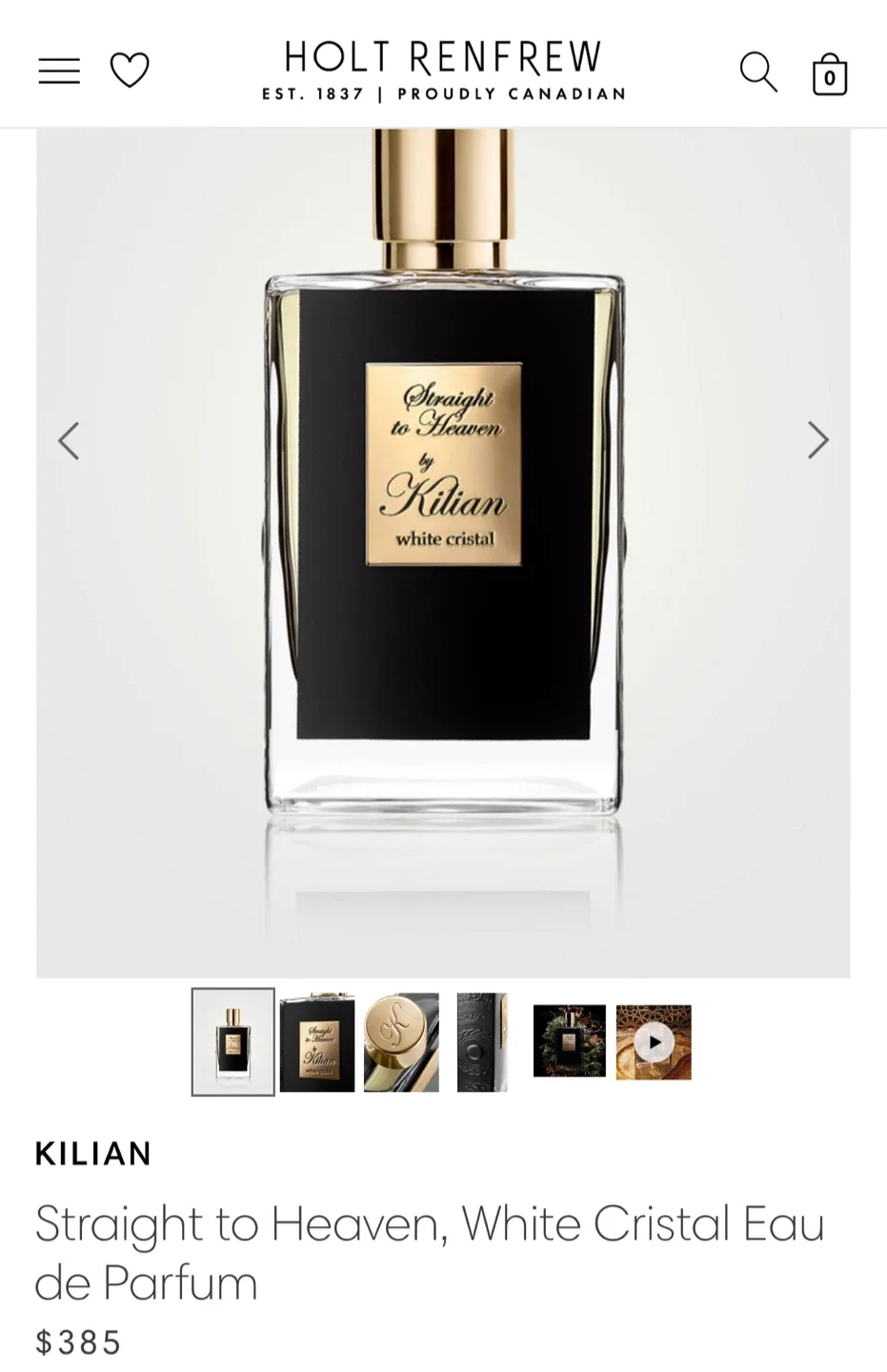 (Retail $435)New Kilian Sacred Wood Eau de Parfum 50ml image indicator(3)