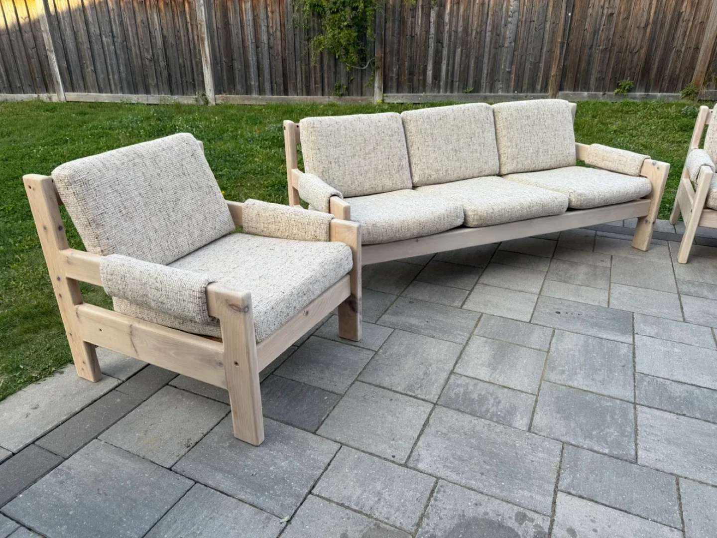 Mcm Sofa Set - 3 Piece fully Restored image indicator(3)