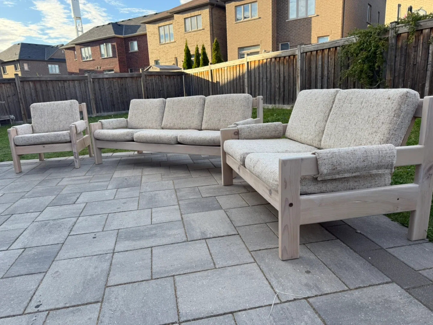 Mcm Sofa Set - 3 Piece fully Restored image indicator(2)