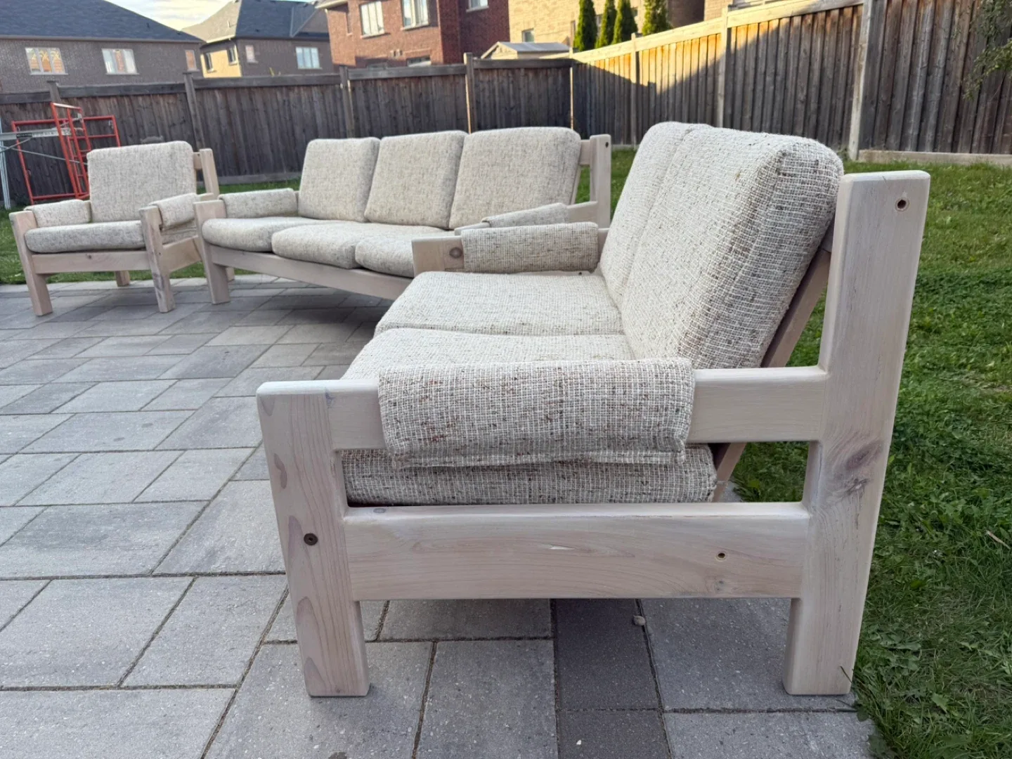 Mcm Sofa Set - 3 Piece fully Restored image indicator(8)