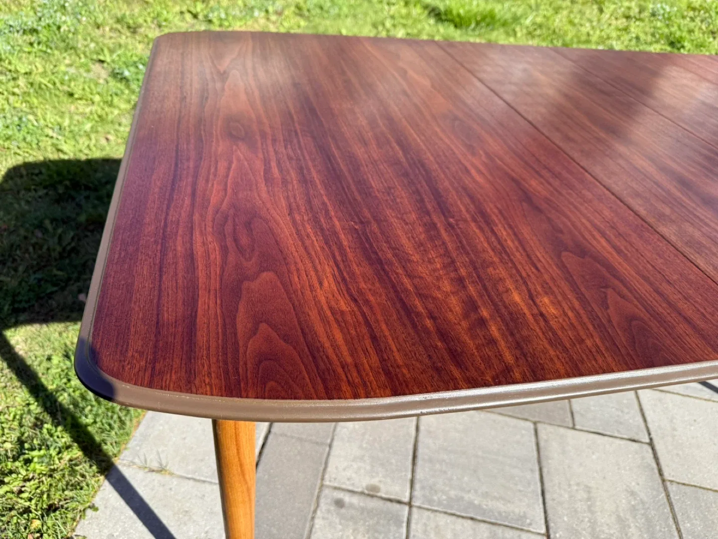 Mcm Danish Walnut Table Fully Restored thumbnail