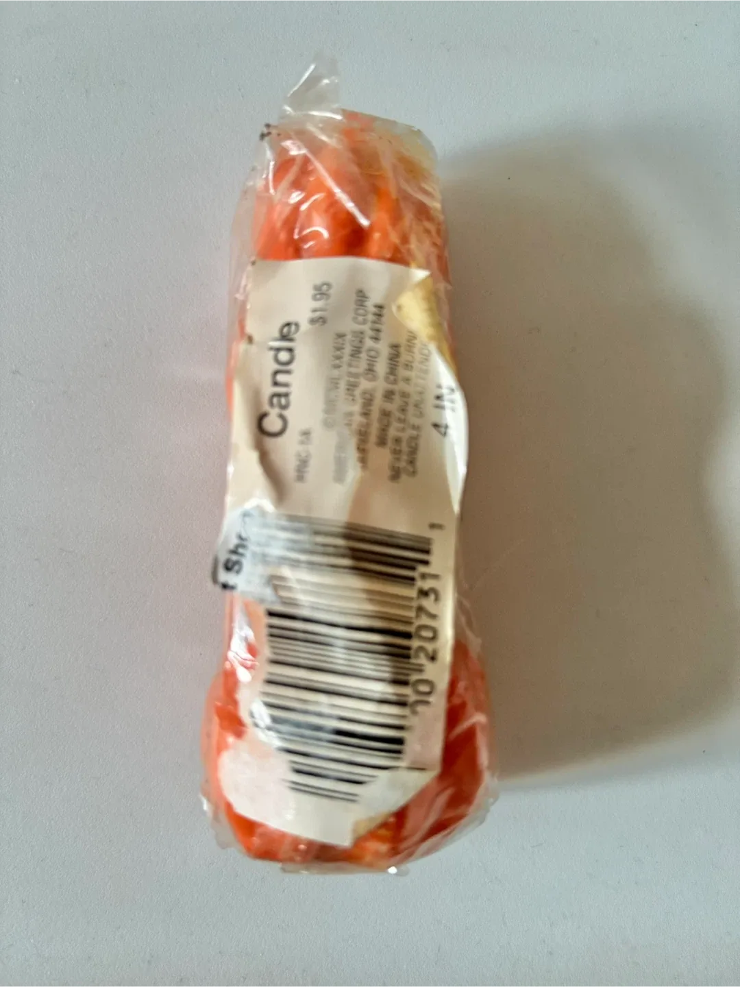 🥕Vintage American Greetings Pumpkin Candle - New image indicator(2)