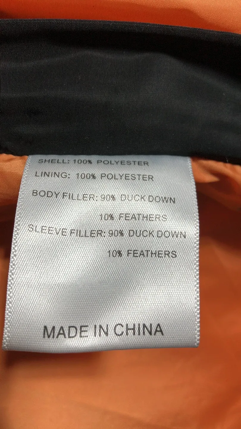 Black Puffer Jacket - Size M image indicator(4)