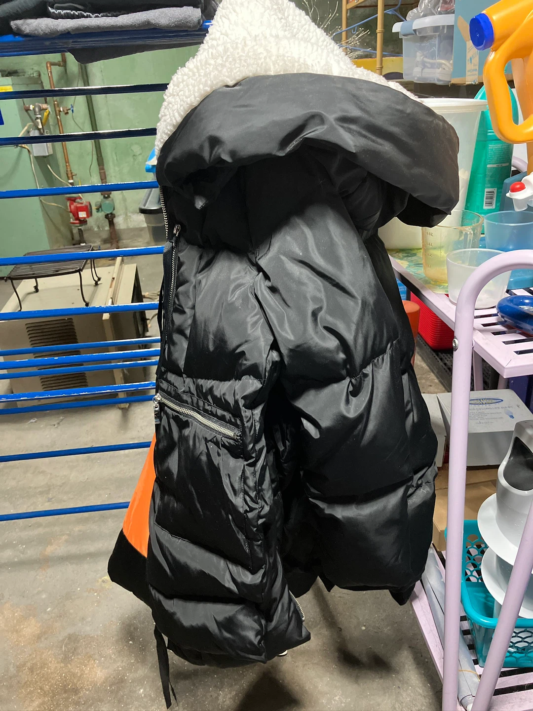 Black Puffer Jacket - Size M - photo 2